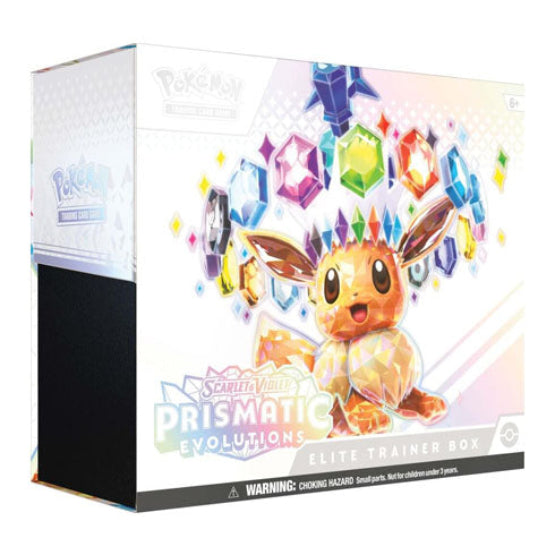 Scarlet & Violet Prismatic Evolutions Elite Trainer Box POKEMON TCG - Trading Card Games