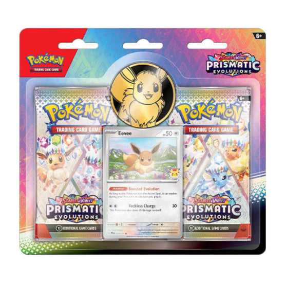 POKEMON TCG Scarlet & Violet Prismatic Evolutions 2-Pack Blister - Trading Card Games