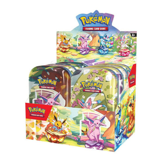 POKEMON TCG Scarlet & Violet Prismatic Evolutions Mini Tin (Set of 8) - Trading Card Games - 3