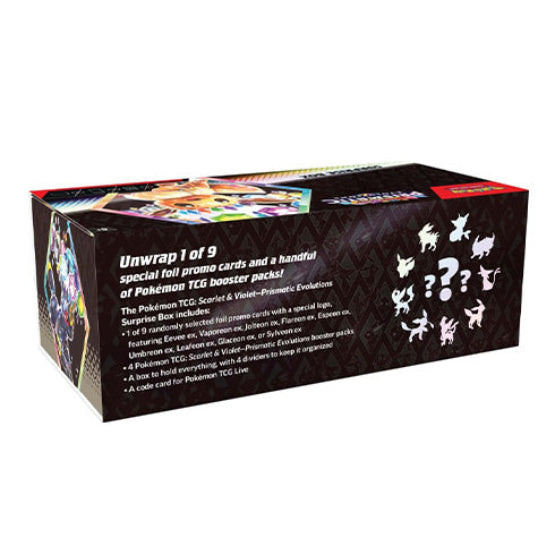 POKEMON TCG Scarlet & Violet Prismatic Evolutions Surprise Box - Trading Card Games - 4