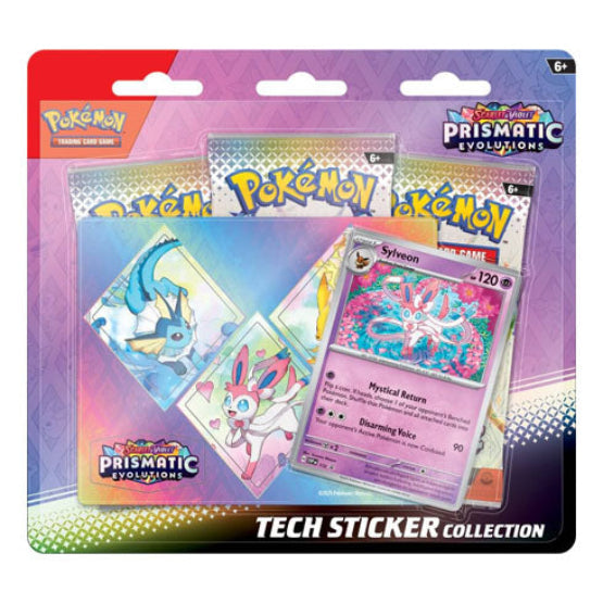 Scarlet & Violet Prismatic Evolutions Tech Sticker Collection (Set of 3) POKEMON TCG - Trading Card Games - 2