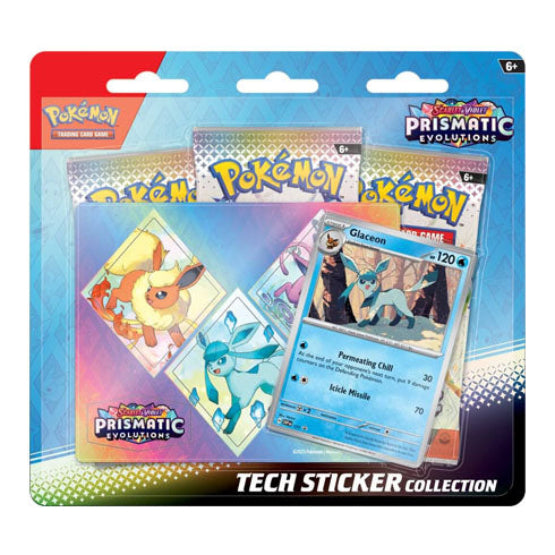 Scarlet & Violet Prismatic Evolutions Tech Sticker Collection (Set of 3) POKEMON TCG - Trading Card Games - 3