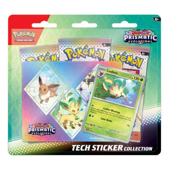 Scarlet & Violet Prismatic Evolutions Tech Sticker Collection (Set of 3) POKEMON TCG - Trading Card Games - 4