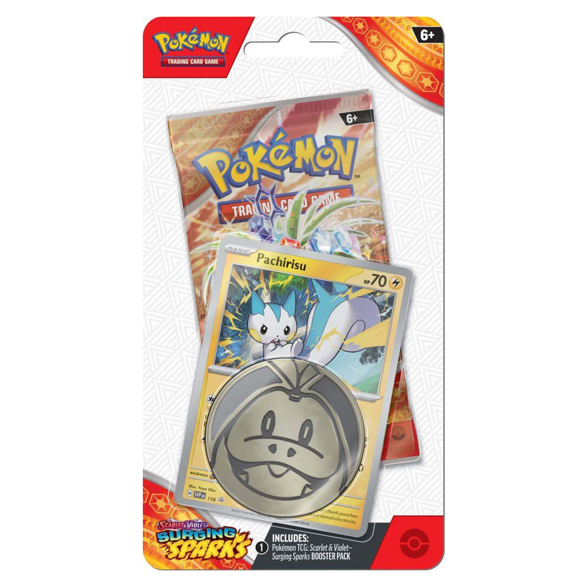 POKEMON TCG Scarlet & Violet Surging Sparks Checklane Blisters (Pair) - Trading Card Games - 3