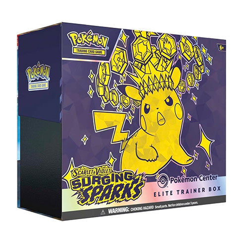 POKEMON TCG Scarlet & Violet Surging Sparks Elite Trainer Box Pokemon Centre Edition - Trading Card Games