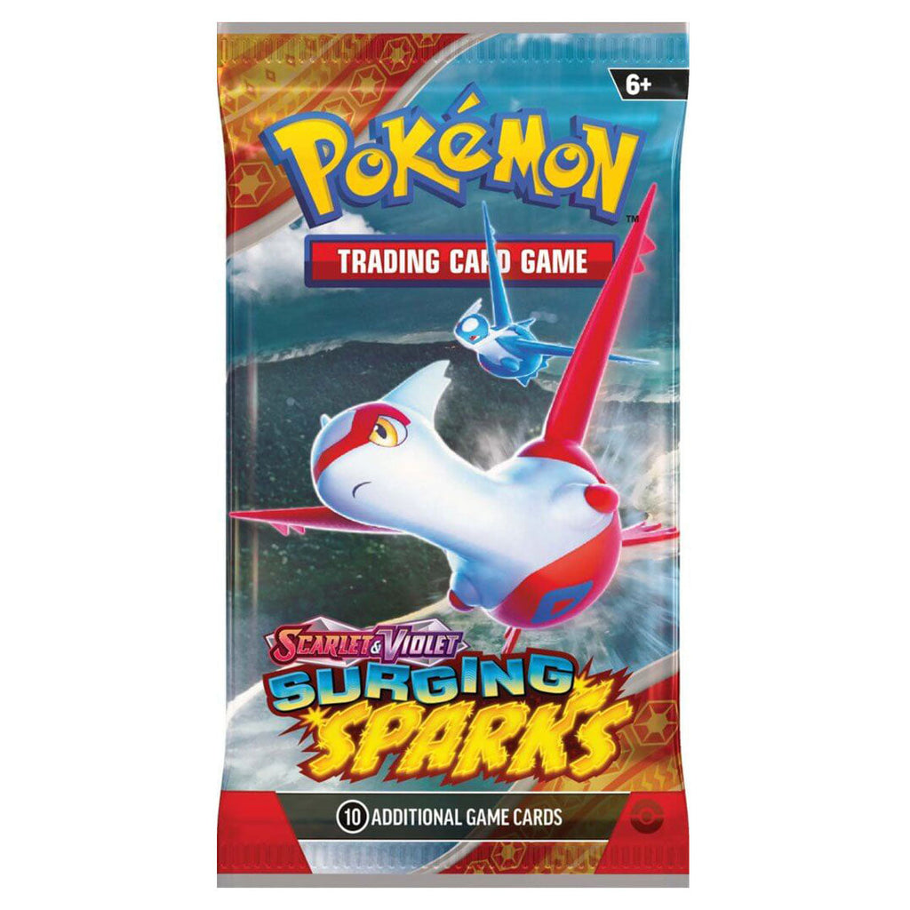 POKEMON TCG Scarlet & Violet Surging Sparks Single Booster Pack - Trading Card Games - 3