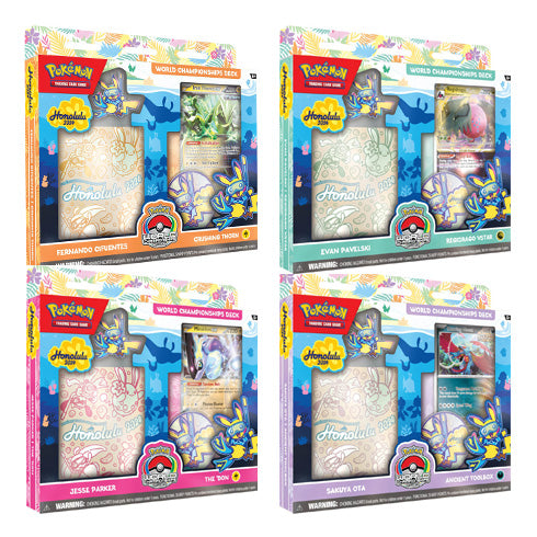 World Championships Decks 2024 (Set of 4) POKEMON TCG - Trading Card Games
