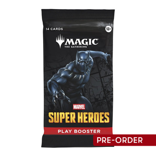 Magic Marvel Super Heroes Single Play Booster Pack - Trading Card Games