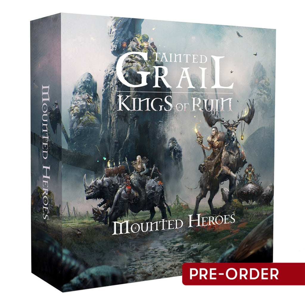 Tainted Grail Kings of Ruin Mounted Heroes - Board Games