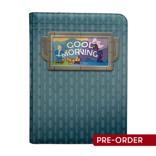 Ultra Pro Fallout Vault Boy Good Morning/Good Evening 9-Pocket Zippered Binder - Binders