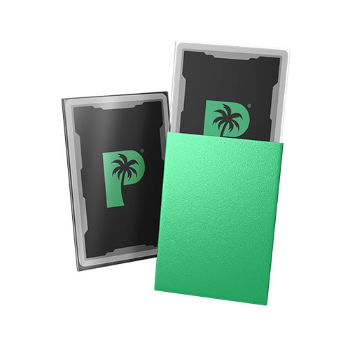 Palms Off Japanese 60pc Blackout Deck Sleeves - Jade Matte - Sleeves - 4