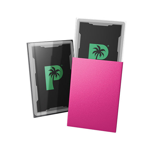 Palms Off Japanese 60pc Blackout Deck Sleeves - Pink - Sleeves - 2
