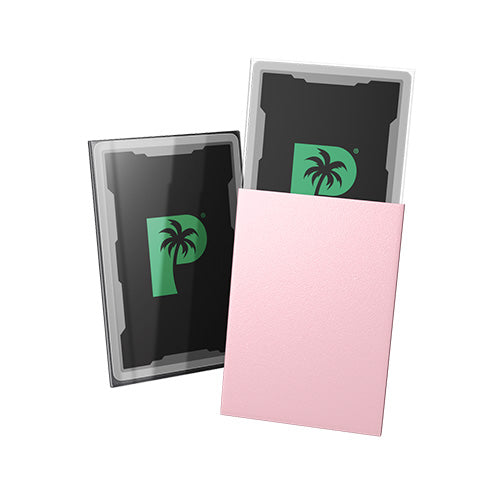 Palms Off Japanese 60pc Blackout Deck Sleeves - Rose - Sleeves - 2