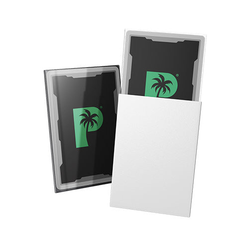 Palms Off Japanese 60pc Blackout Deck Sleeves - White - Sleeves - 2