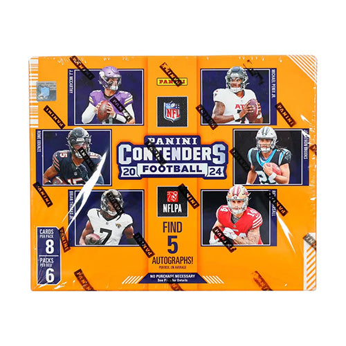 Panini NFL 2024 Contenders Football Hobby Trading Cards (Display of 6) - Sports Cards - 3