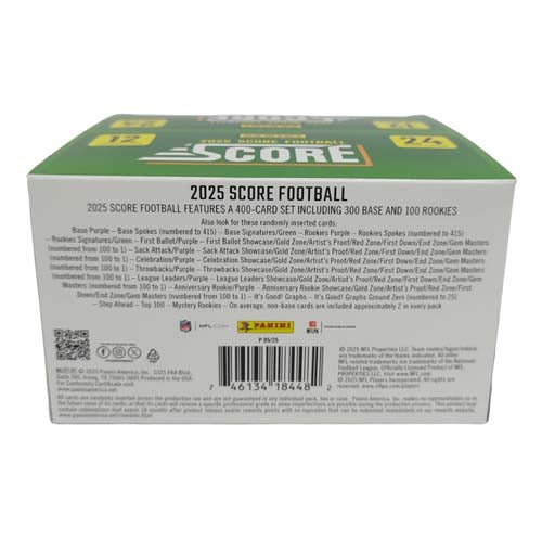 Panini Score 2025 NFL Football Retail Booster Box - Sports Cards - 5