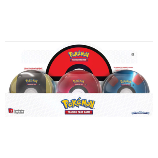Pokemon TCG Best of Pokeball Tin (Random Select) - Trading Card Games
