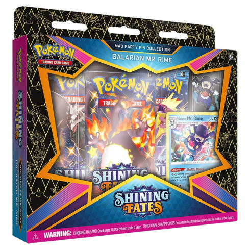 Pokemon TCG Shining Fates Mad Party Pin Collection Box (Set of 4) - Trading Card Games - 3