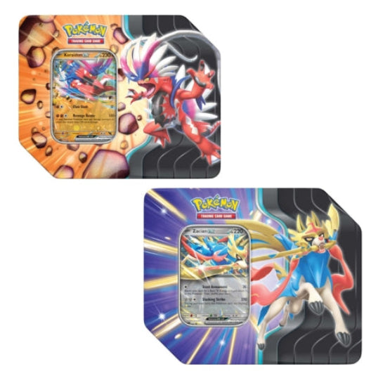 Pokemon TCG Slashing Legends Tin (Pair) - Trading Card Games