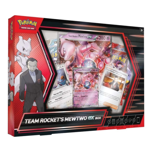 Pokemon TCG Team Rocket's Mewtwo ex Box - Trading Card Games