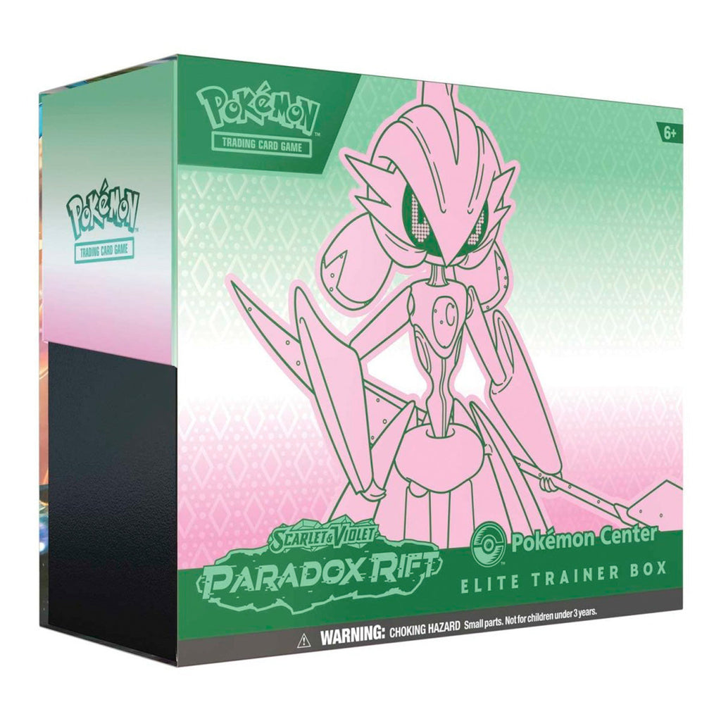 Pokemon Paradox Rift Iron Valiant Roaring Moon Pokemon Center Elite Trainer Box Pair - Trading Card Games - 2