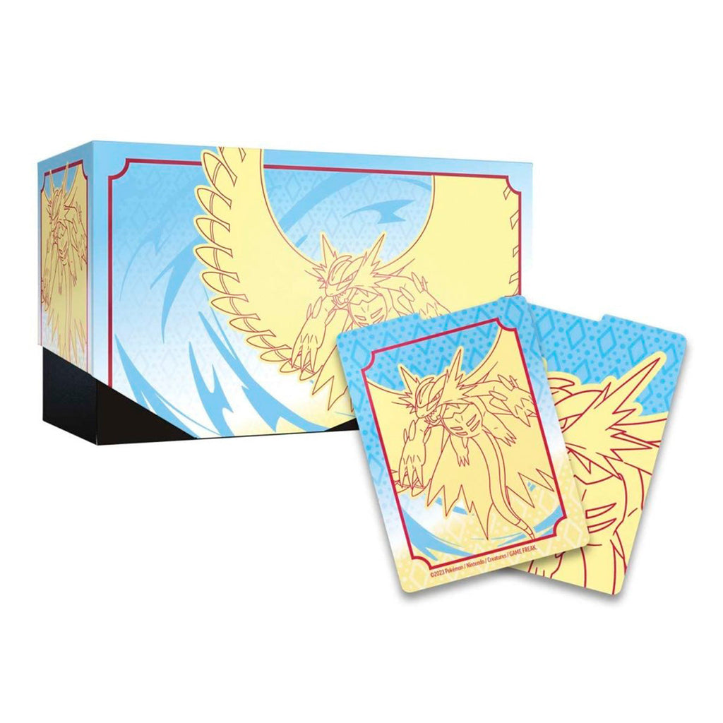 Pokemon Paradox Rift Iron Valiant Roaring Moon Pokemon Center Elite Trainer Box Pair - Trading Card Games - 10