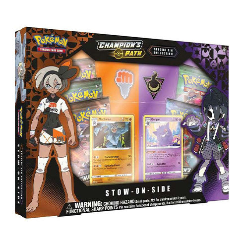 Champion's Path Stow-On-Side Special Pin Collection Box  Pokemon TCG - Trading Card Games