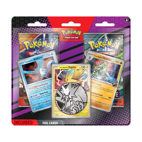 Pokemon TCG Enhanced 2 Pack Blister (Team Rocket's Articuno, Zapdos, Tyranitar) - Trading Card Games