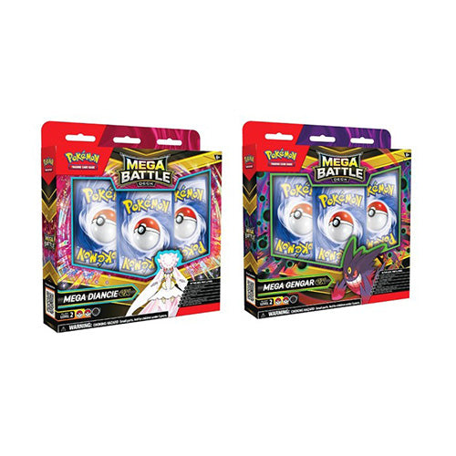 Pokemon TCG Mega Battle Deck Mega Gengar ex / Mega Diancie ex (Pair) - Trading Card Games