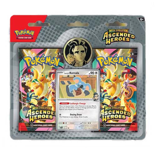 Pokemon TCG Mega Evolution Ascended Heroes Collection Erika/Larry (Pair) - Trading Card Games - 3