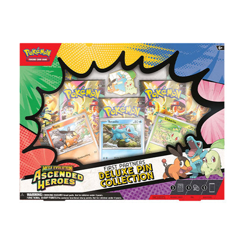 Pokemon TCG Mega Evolution Ascended Heroes First Partners Deluxe Pin Collection - Trading Card Games - 2
