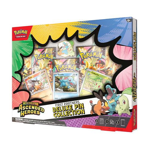 Pokemon TCG Mega Evolution Ascended Heroes First Partners Deluxe Pin Collection - Trading Card Games - 3