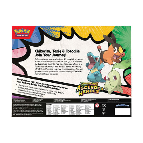 Pokemon TCG Mega Evolution Ascended Heroes First Partners Deluxe Pin Collection - Trading Card Games - 4
