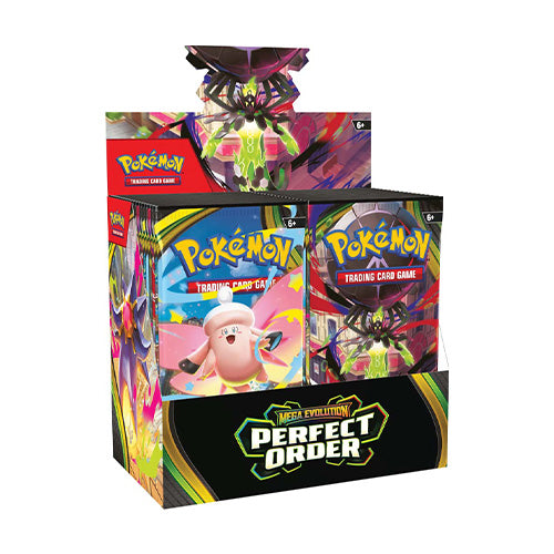 Pokemon TCG Mega Evolution Perfect Order Booster Box - Trading Card Games