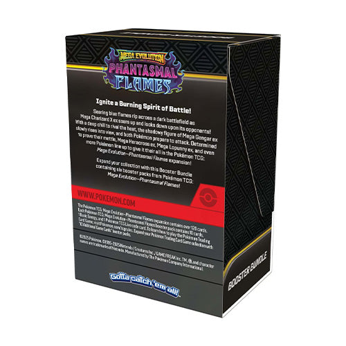 Pokemon TCG Mega Evolution Phantasmal Flames Booster Bundle - Trading Card Games - 2