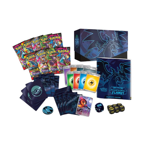 Pokemon TCG Mega Evolution Phantasmal Flames Elite Trainer Box - Trading Card Games - 5