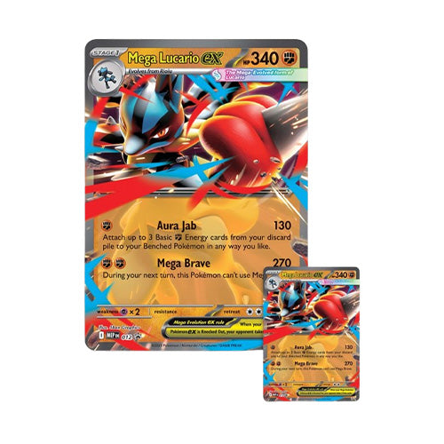 Pokemon TCG Mega Lucario ex Figure Collection - Trading Card Games - 6