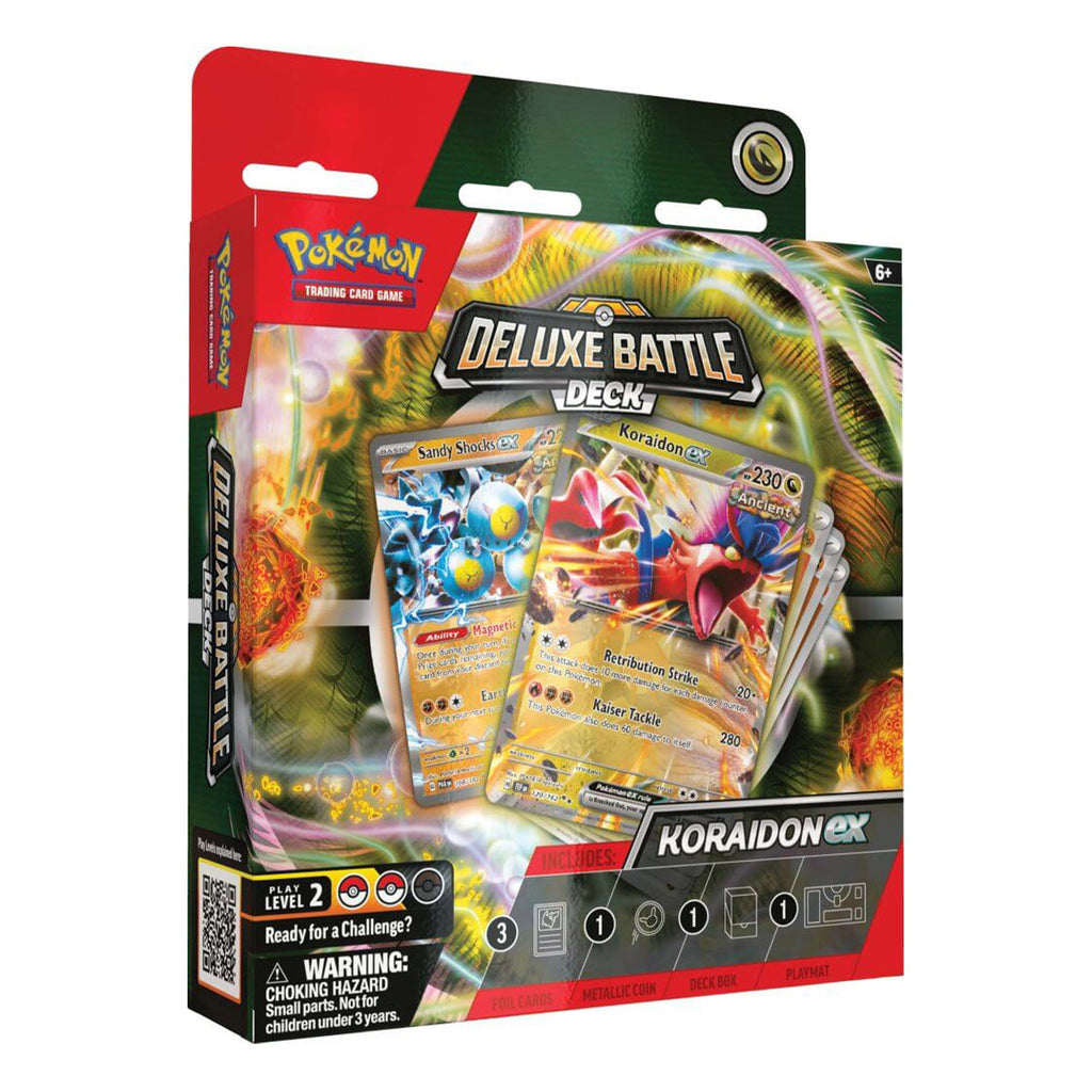 Pokemon TCG Miraidon ex & Koraidon ex Deluxe Battle Decks (pair) - Trading Card Games