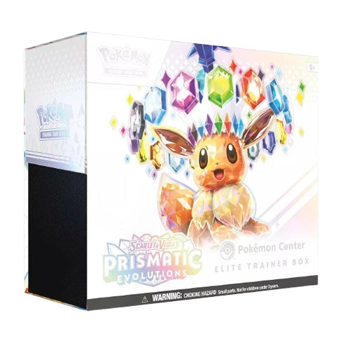 Pokemon TCG Prismatic Evolutions Pokemon Center Elite Trainer Box - Trading Card Games