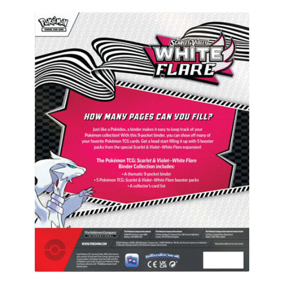 Scarlet & Violet White Flare Binder Collection Pokemon TCG - Trading Card Games - 3