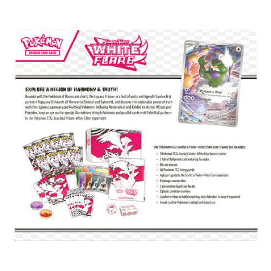 Pokemon TCG Scarlet & Violet White Flare Elite Trainer Box - Trading Card Games - 5