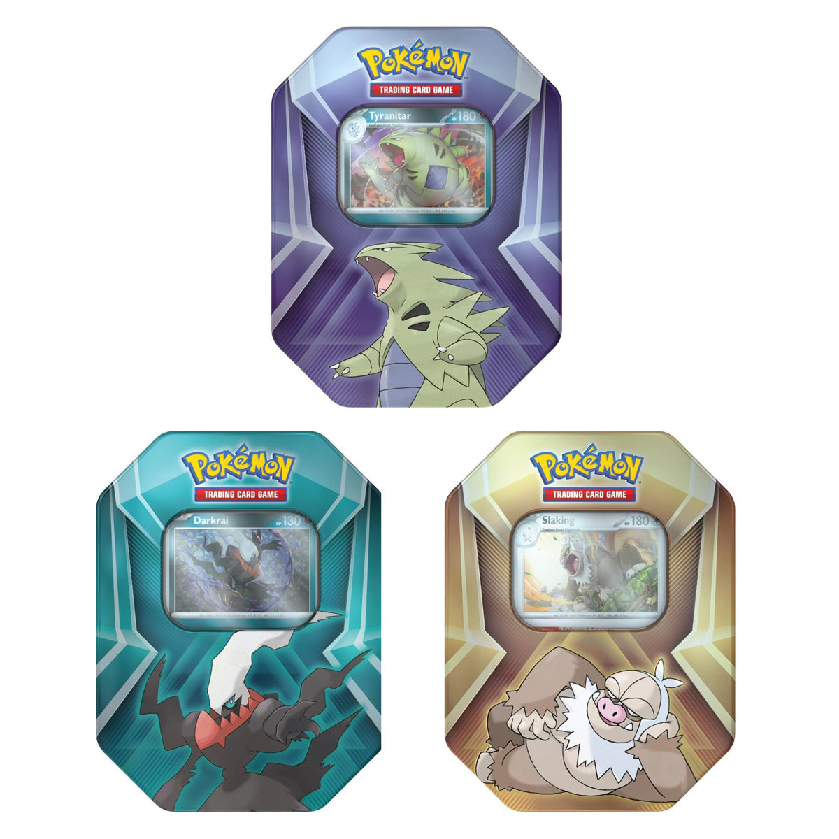 Pokemon TCG Triple Whammy Back Issue Collector Tin (Set of 3) - Trading Card Games