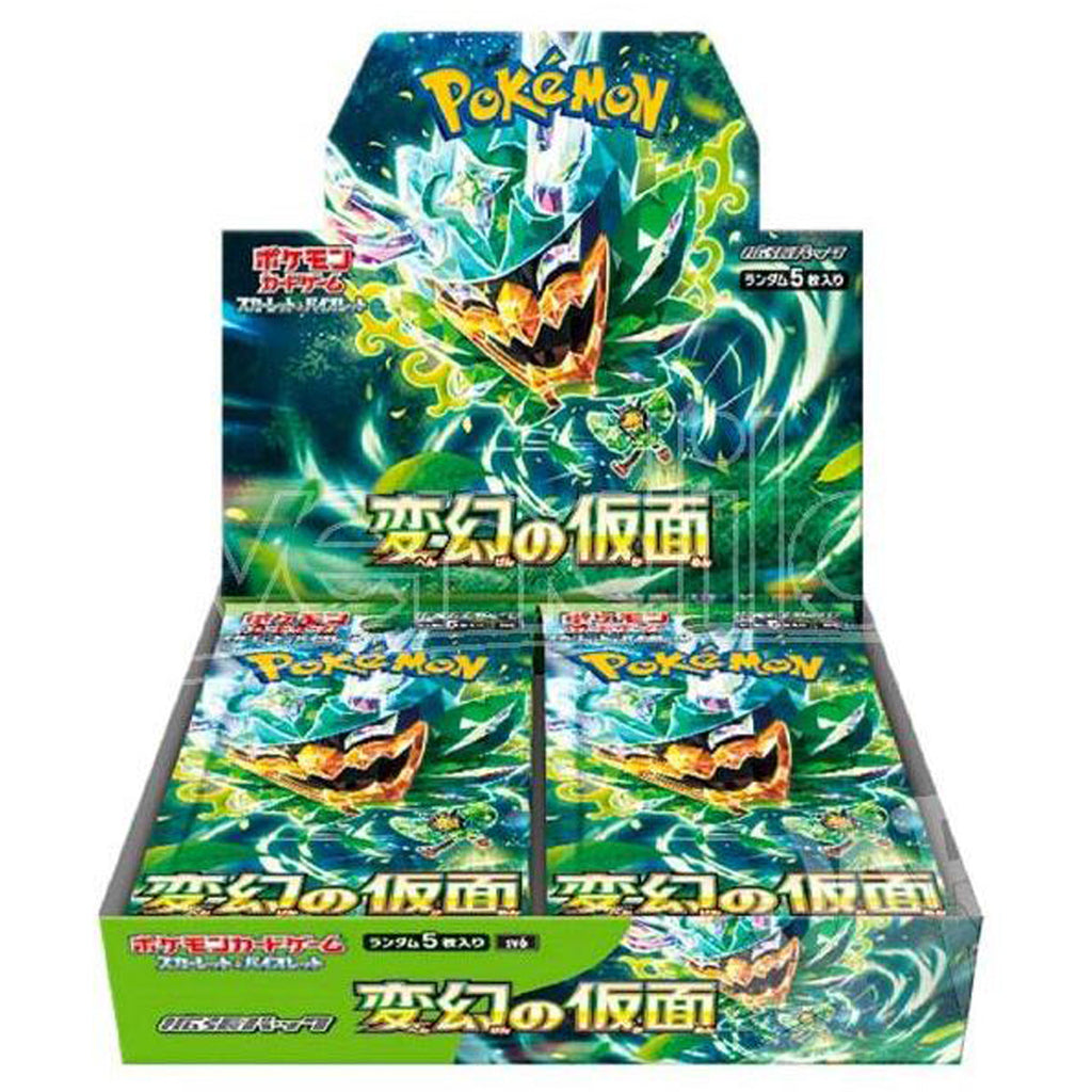 Pokemon TCG sv6 Mask of Change Twilight Masquerade Booster Box Japanese - Trading Card Games