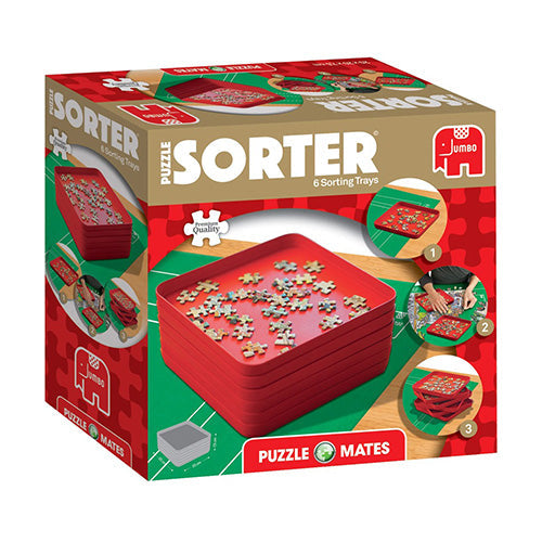 Puzzle Mate 6 Stackable Puzzle Sorting Trays - Puzzles