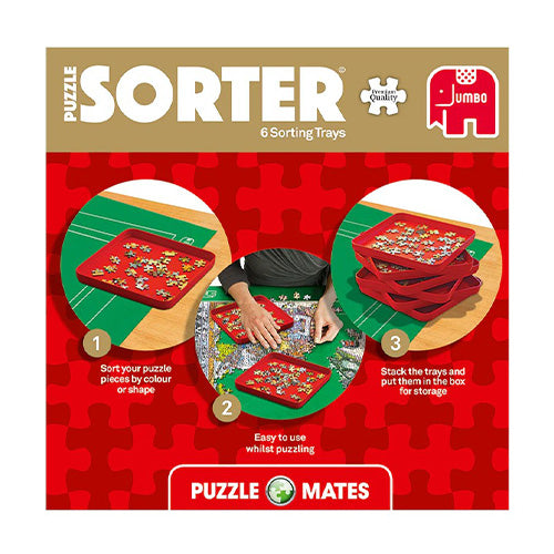 Puzzle Mate 6 Stackable Puzzle Sorting Trays - Puzzles - 4