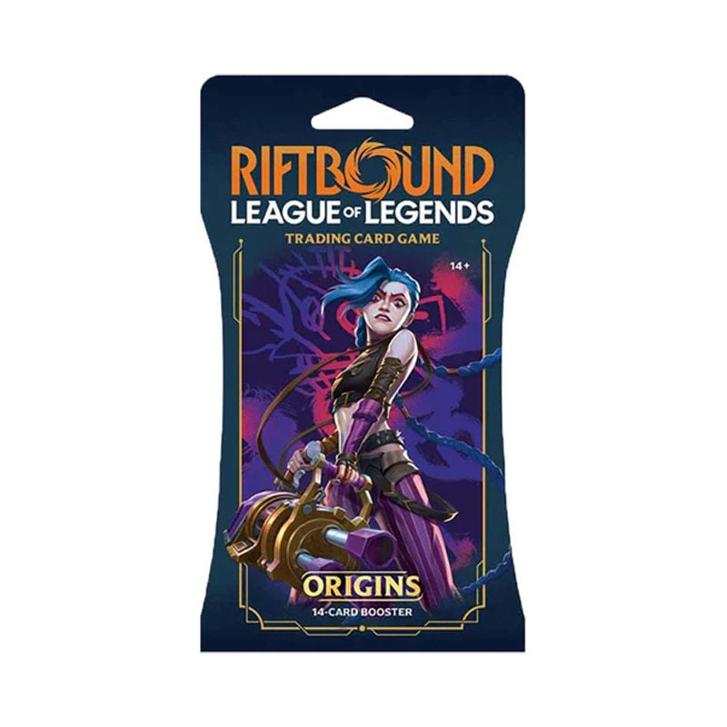 Riftbound League of Legends TCG Set 1 Origins Single Hanging Booster Pack - Trading Card Games