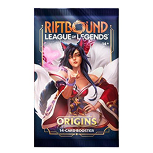 Riftbound League of Legends TCG Set 1 Origins Single Booster Pack - Trading Card Games