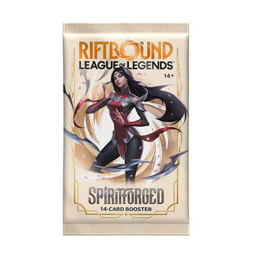 Riftbound League of Legends TCG Spiritforged Single Booster Pack - Trading Card Games