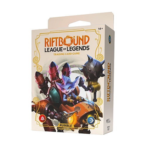 Riftbound League of Legends TCG Spiritforged Rumble Champion Deck - Trading Card Games