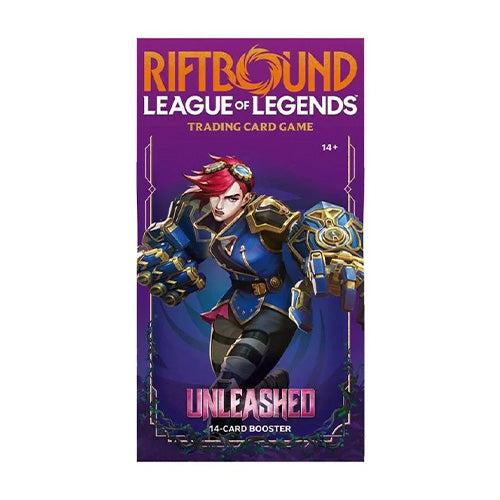Riftbound League of Legends TCG Unleashed Single Booster Pack - Trading Card Games